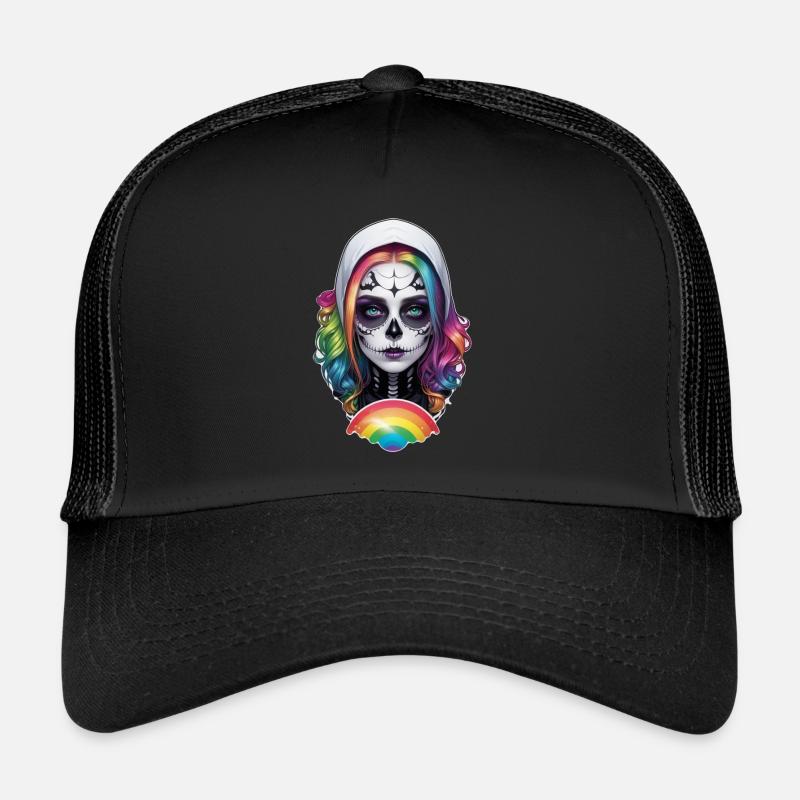 Halloween - Rock & Regenbogen Trucker Cap