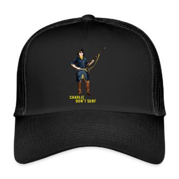 Charlie Don't Surf - Trucker Cap - black/black - Front