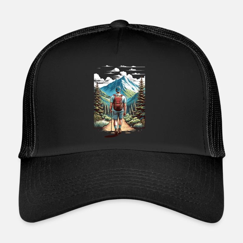 Aventure sur les sentiers de montagne Casquette trucker 