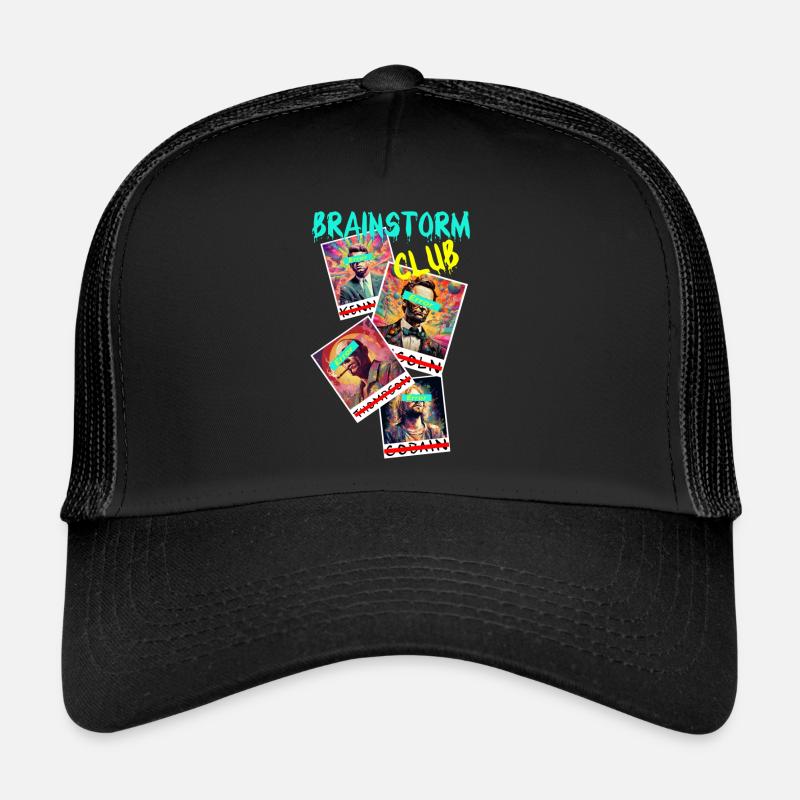 ChinCheck - Trucker Cap - Schwarz/Schwarz
