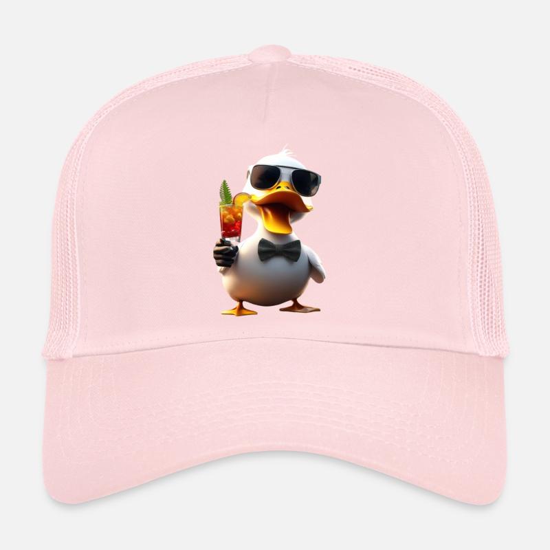 Cocktail Duck Trucker Cap