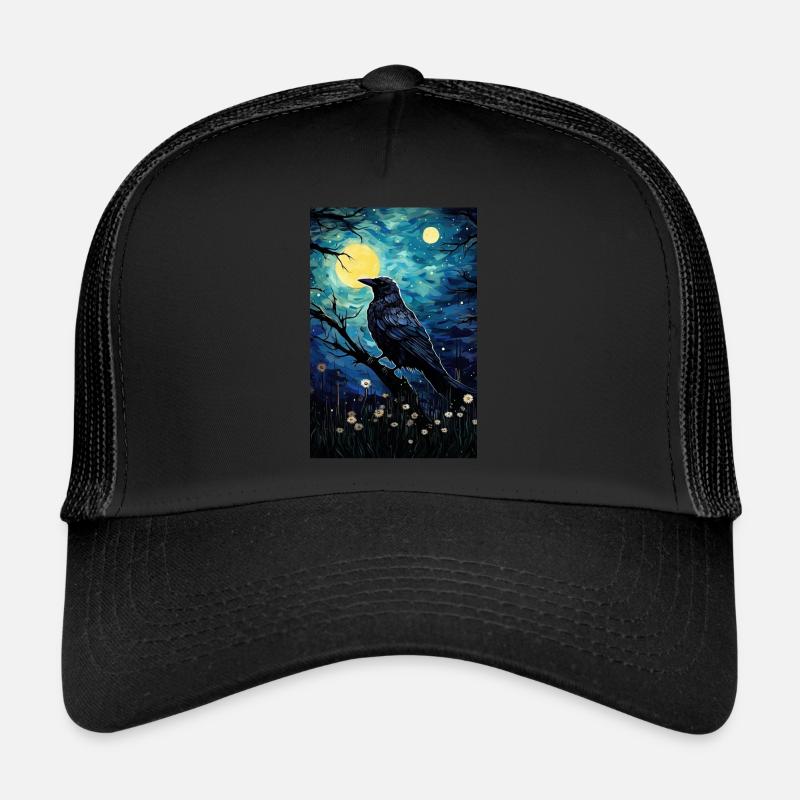 Corbeau Casquette trucker 