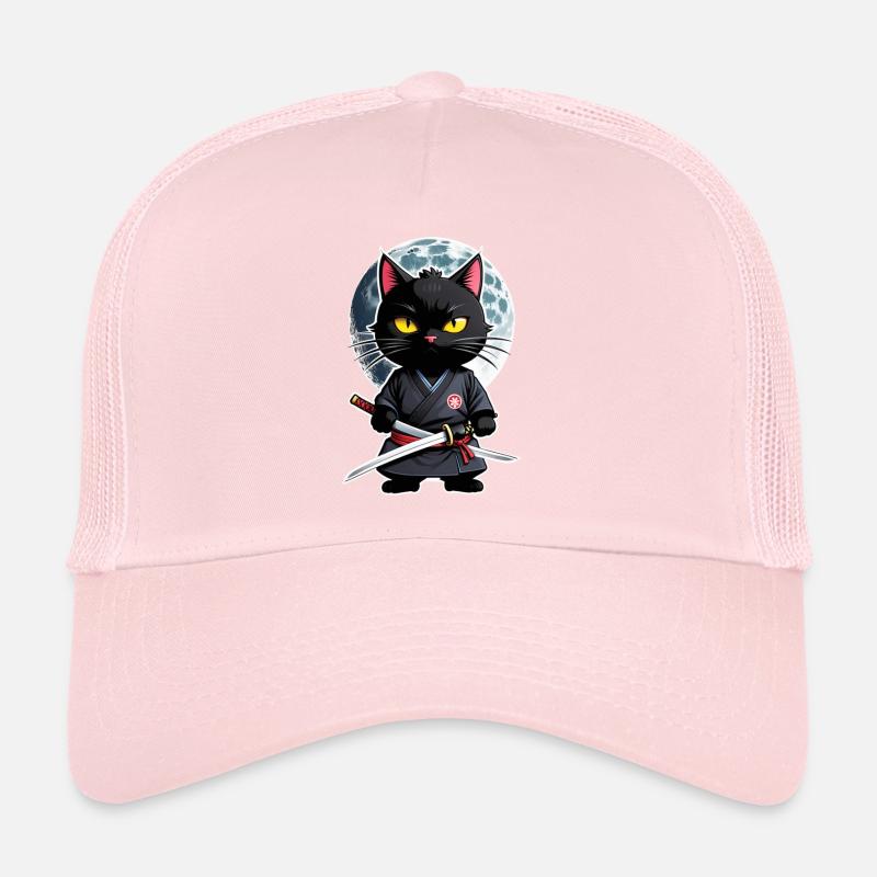 Ninja Katze - Samurai Kätzchen Trucker Cap