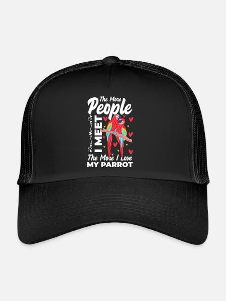 Ara Habitat Animal Tropiques - Casquette trucker  - noir/noir - Devant
