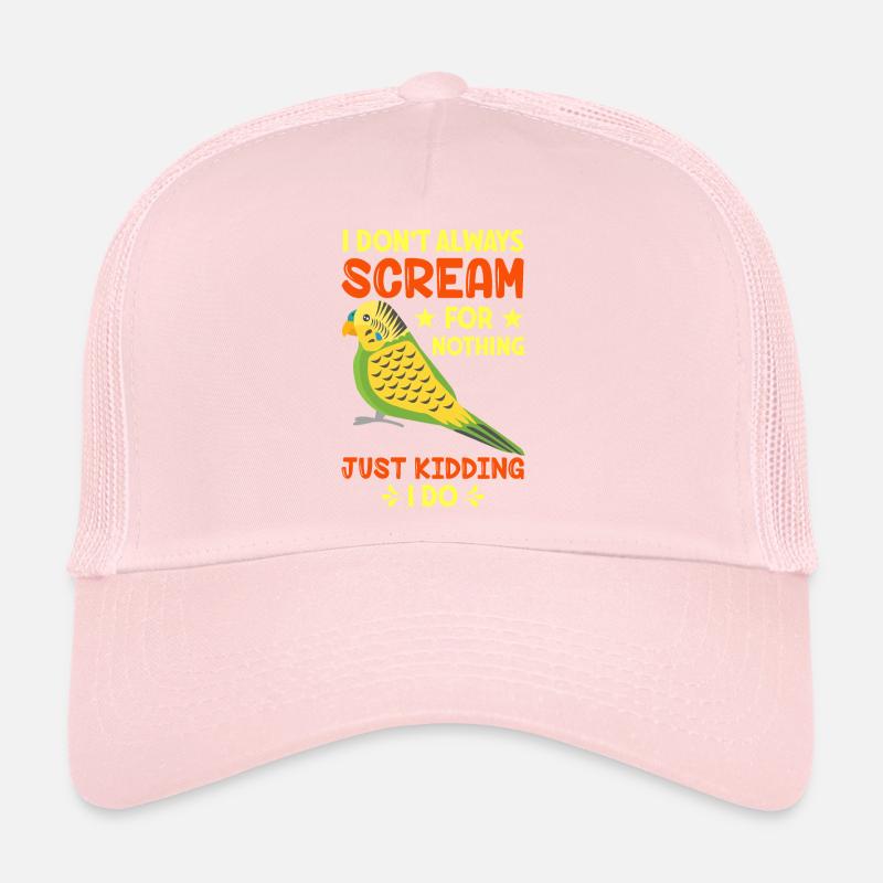 Budgerigar, Feathered Friend, Bird Watching Trucker Cap