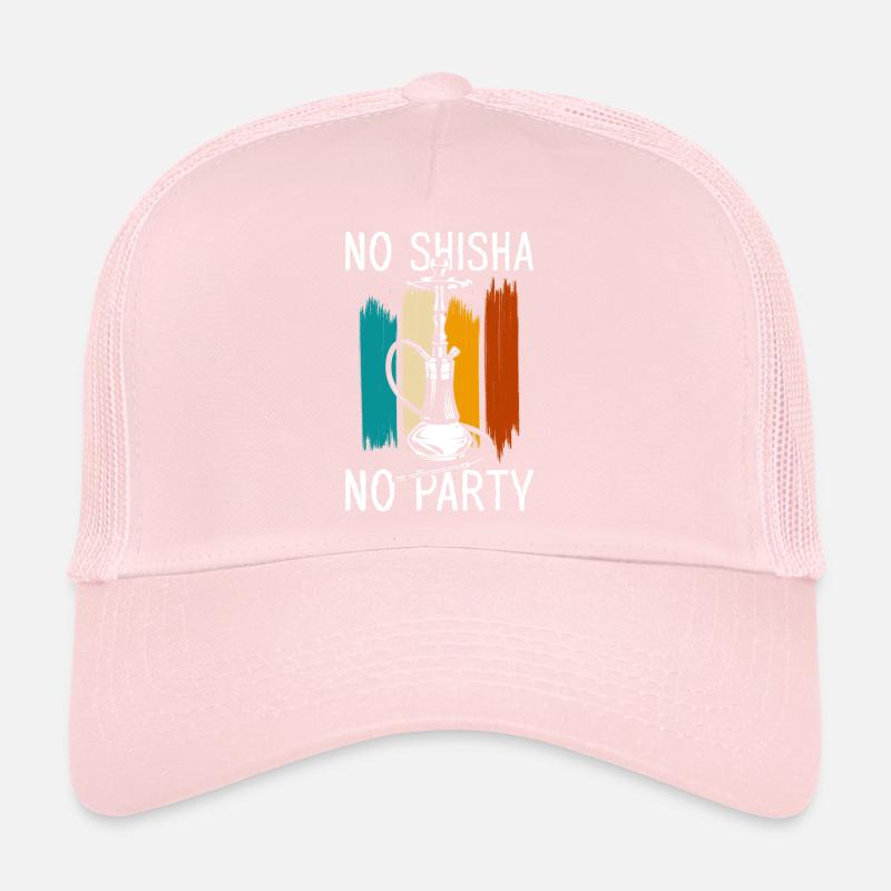 Water Pipe Smoke Orient Trucker Cap