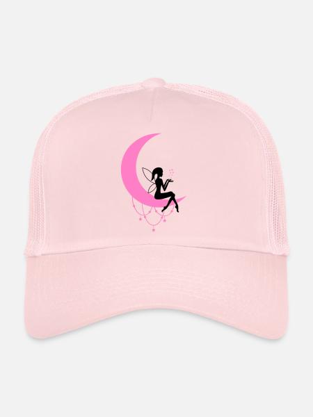fee elfe halbmond fantasie - Trucker Cap - Hellrosa - Vorne