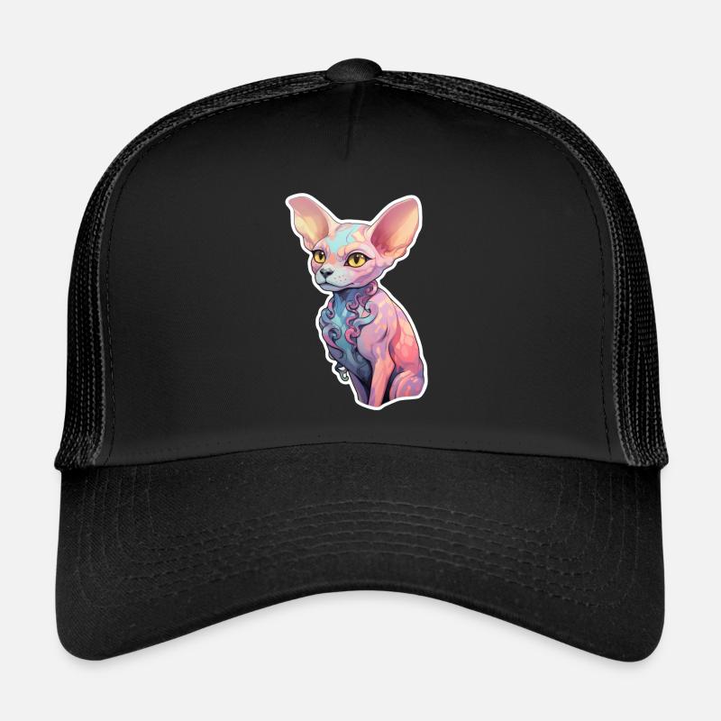 Sphinx Cat Trucker Cap
