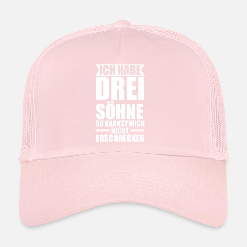3 Söhne Familie Mama von 3 Söhnen Geschenk Trucker Cap
