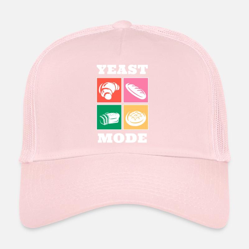 Illustration de pain drôle de mode à la levure Casquette trucker 