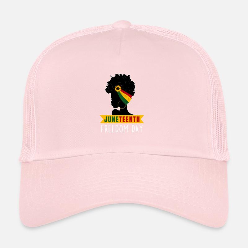 Juneteenth. Freedom Day. Black Version. Trucker Cap