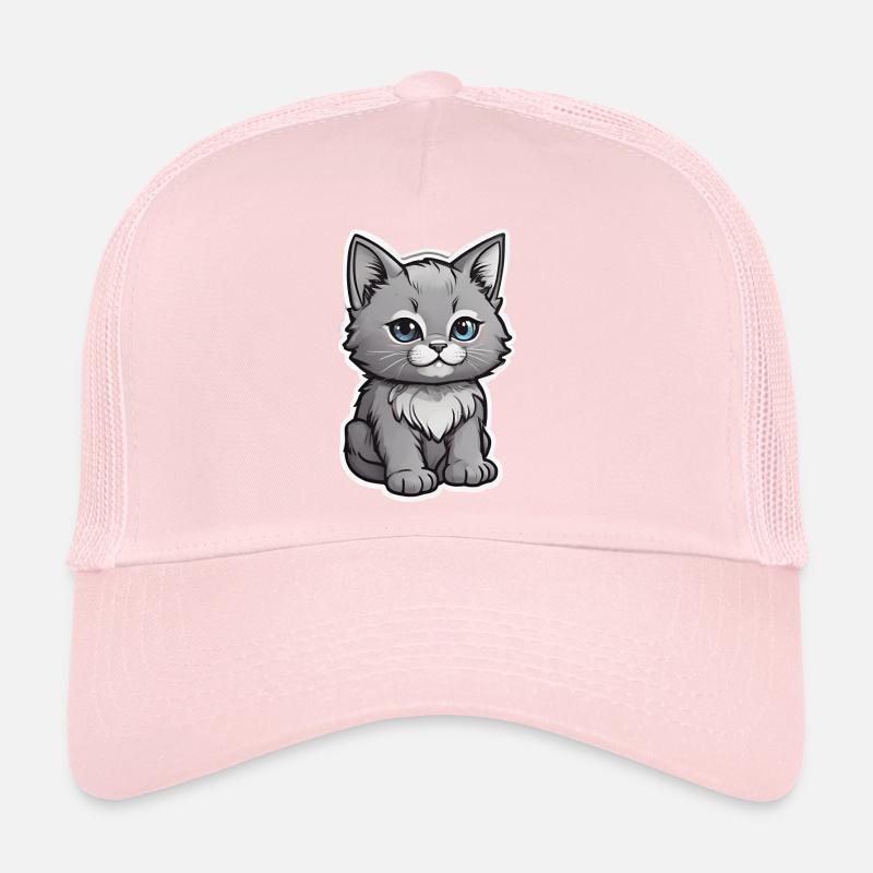 Design chaton mignon Casquette trucker 