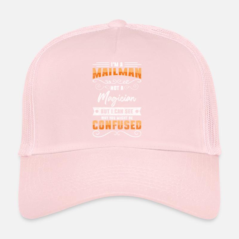 Messager de travail de colis facteur Casquette trucker 