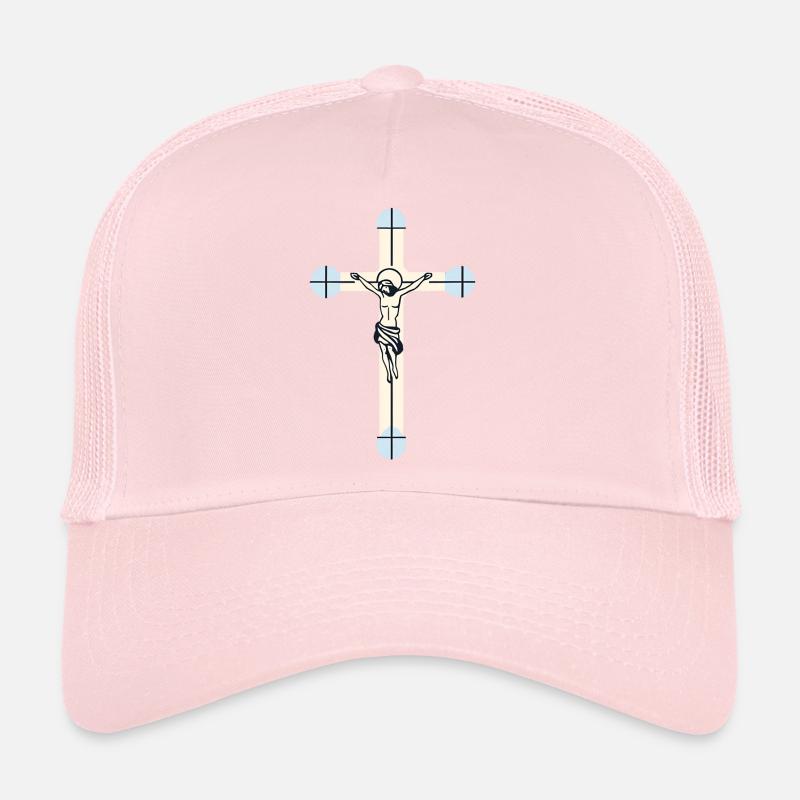 symbol crucifix Casquette trucker 