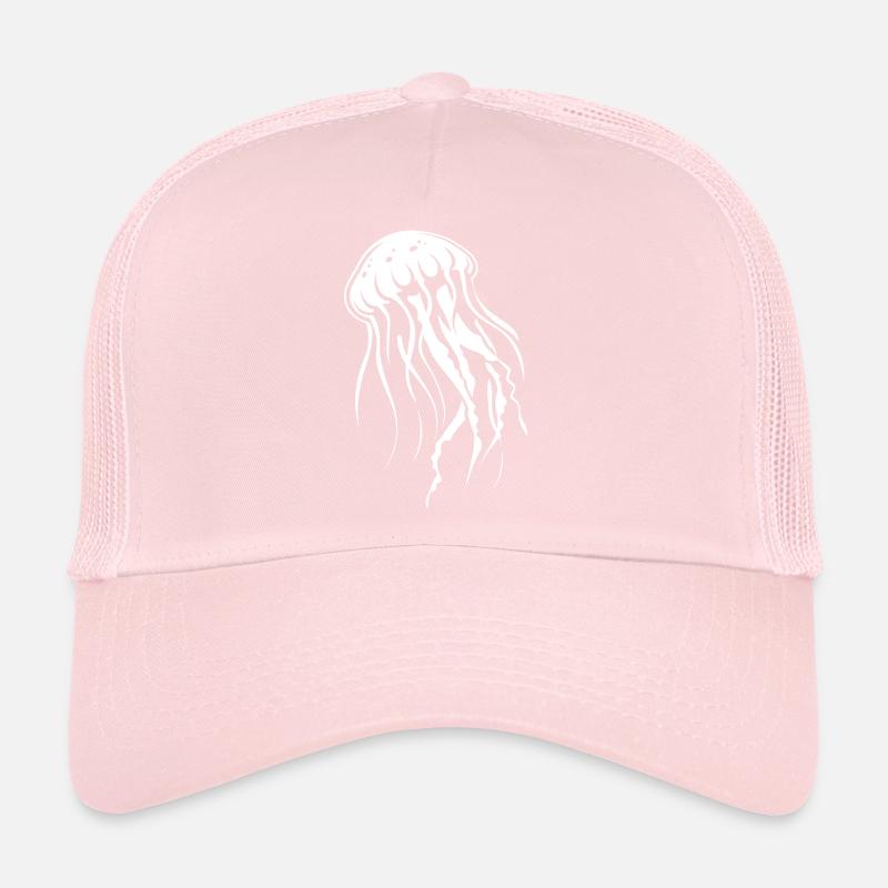 Méduses à tentacules, créatures marines Casquette trucker 
