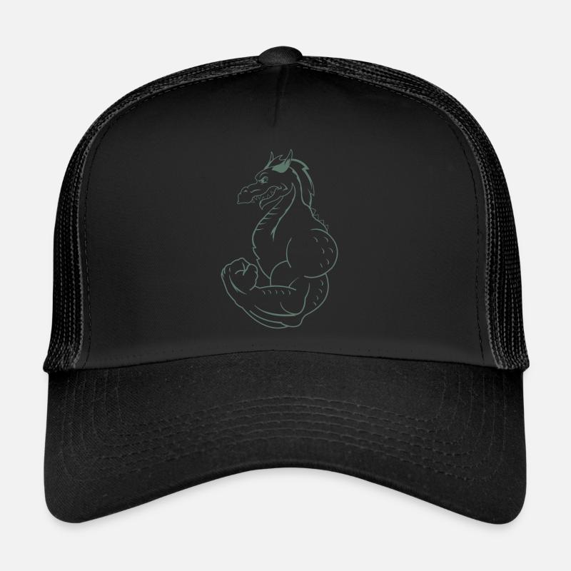 strong dragon Trucker Cap