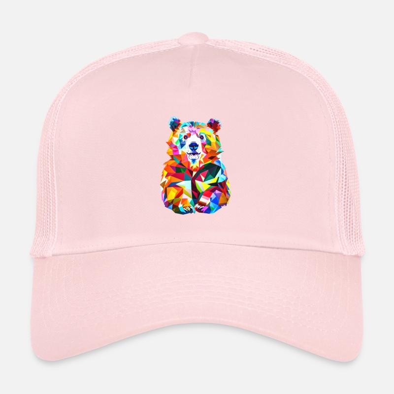 Ours polygone Casquette trucker 