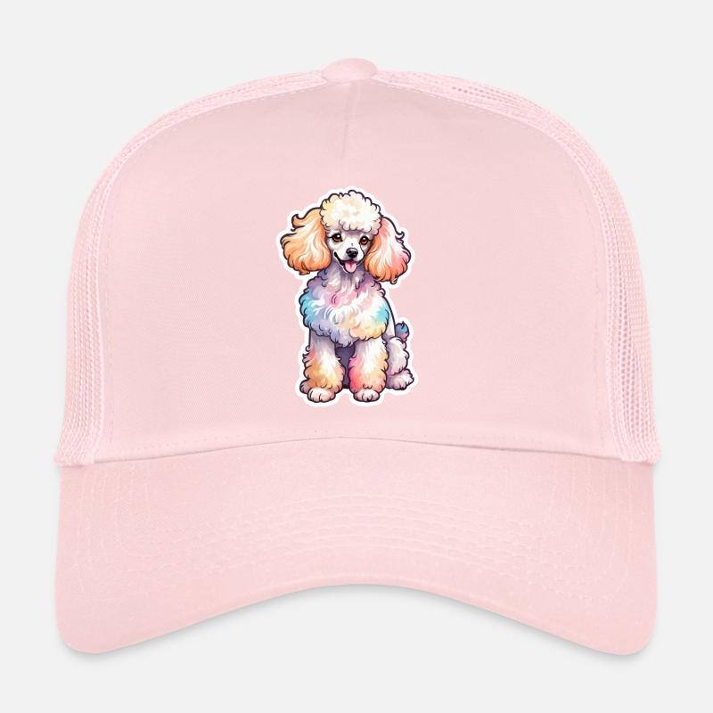 Pudel Wasserfarben Trucker Cap