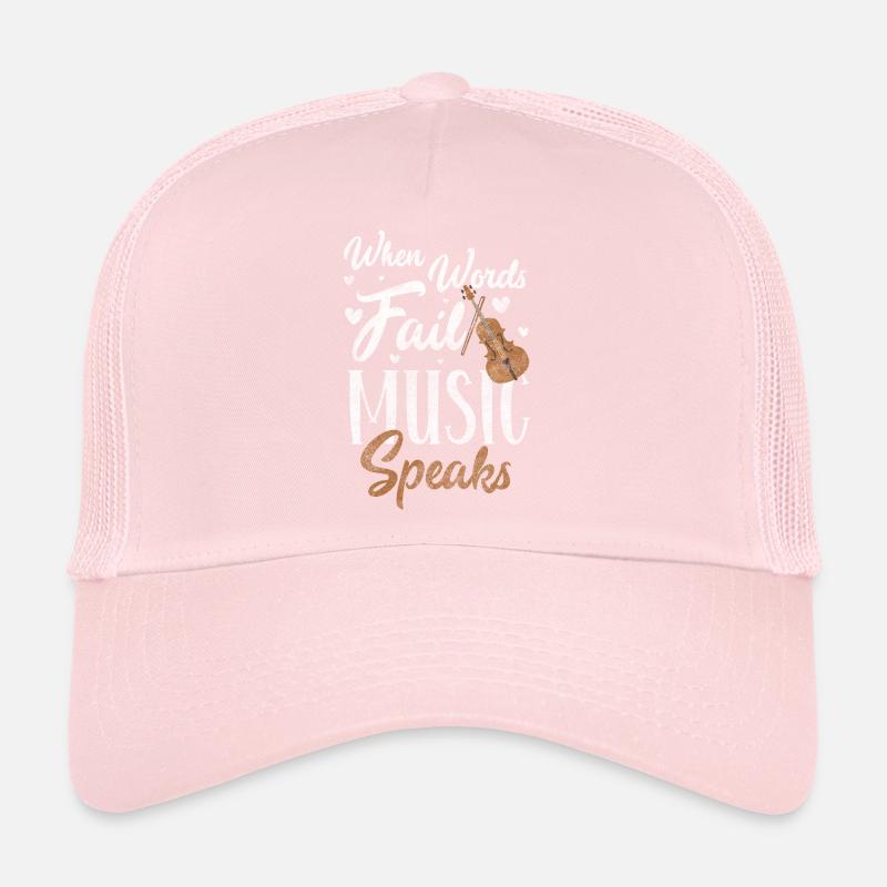Violin player symphony Trucker Cap