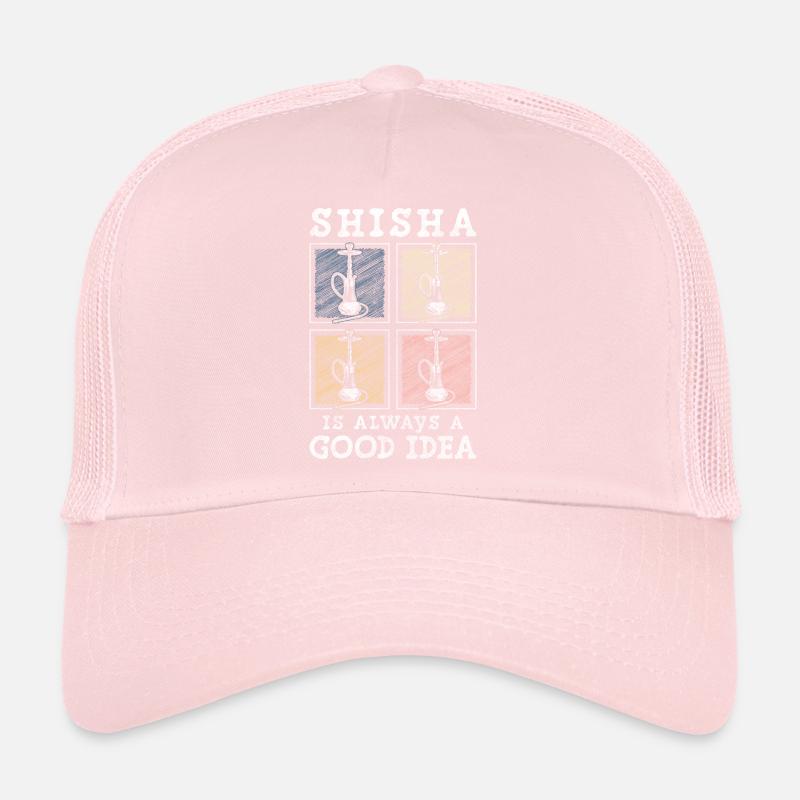Hookah Steamer Flavor Bubbling Trucker Cap