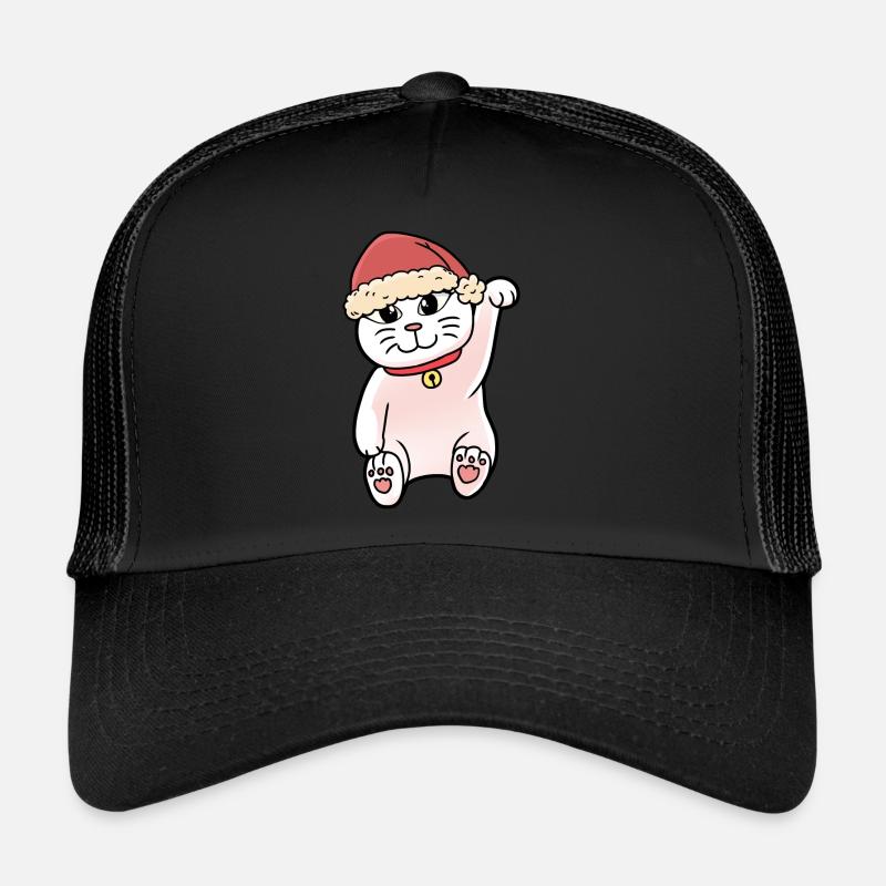 Père Noël Chat Chat Noël Chats Noël Casquette trucker 