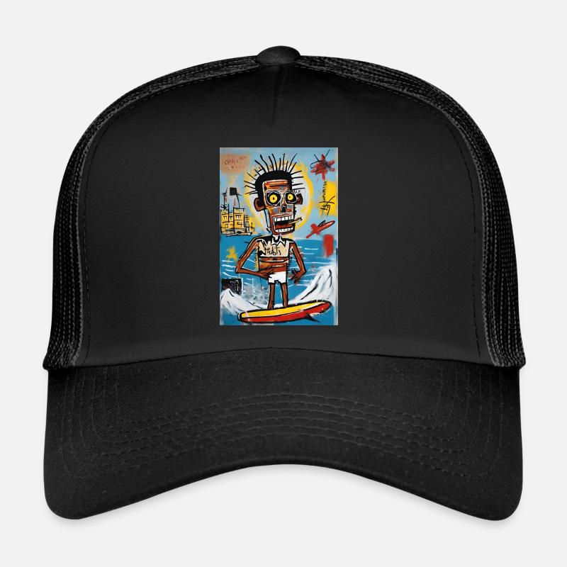 Surfeur Urbain - Style Abstrait Casquette trucker 