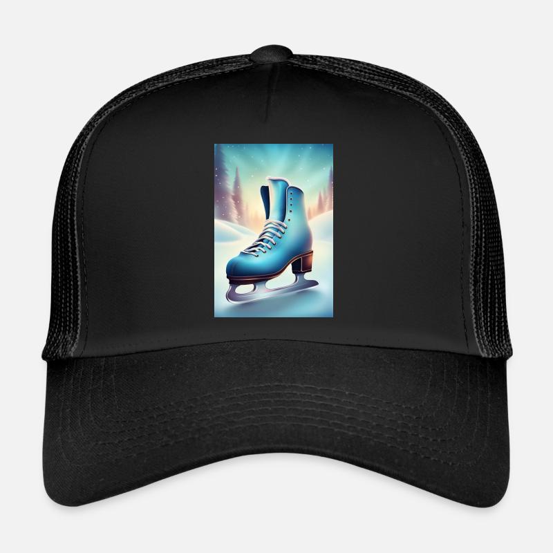 Winterliches Eiskunstlauf-Hobby Trucker Cap