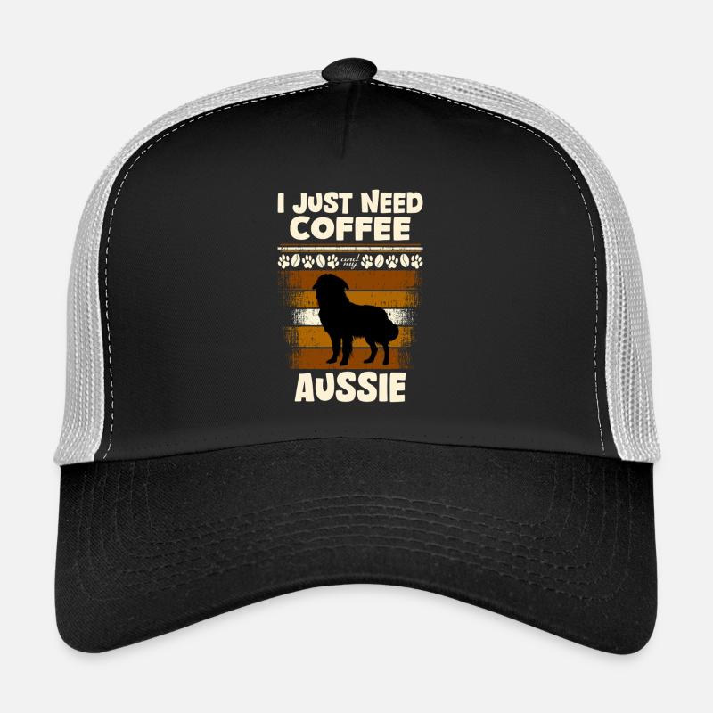 Aussie Sheperd Coffee Trucker Cap