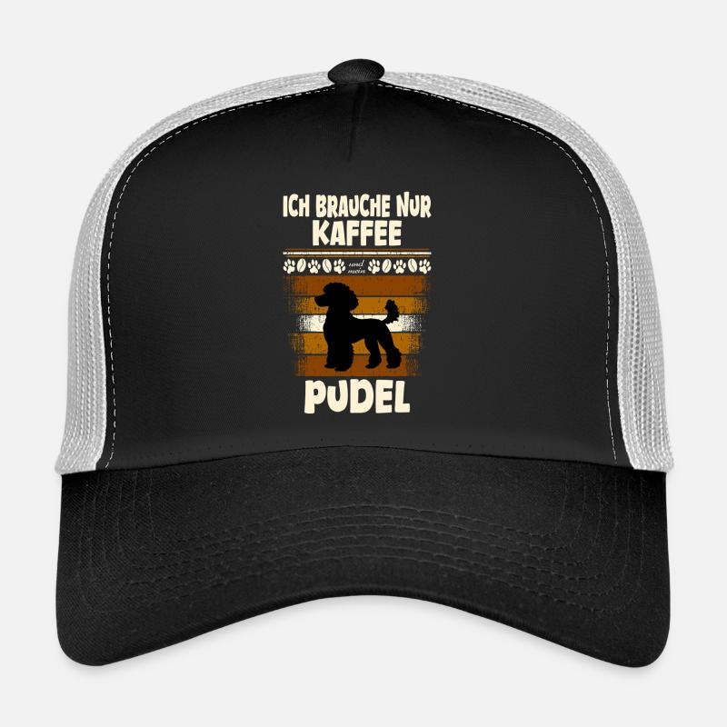 Poodle coffee Trucker Cap