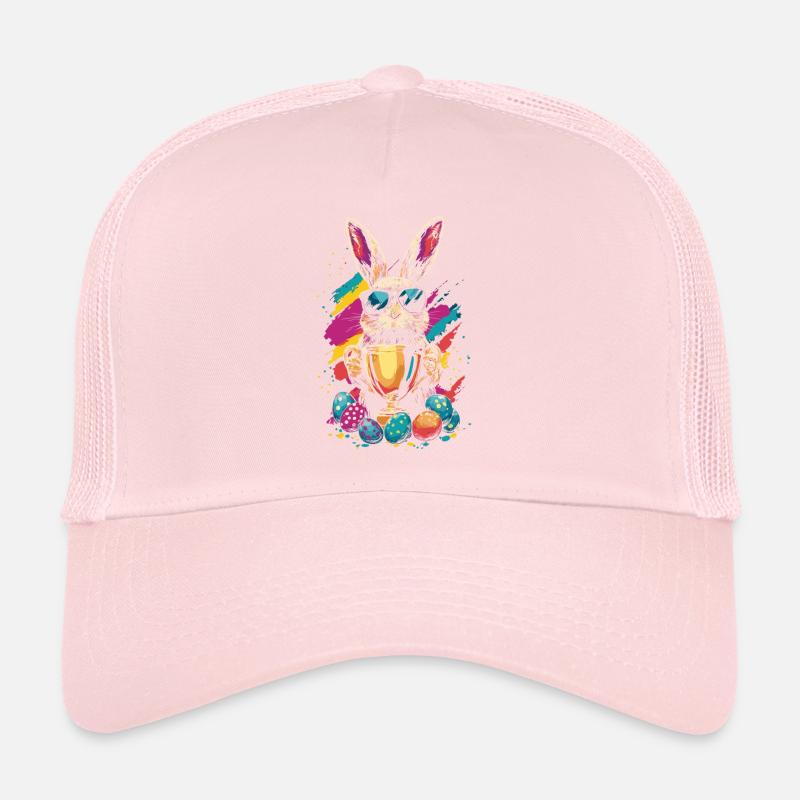 Easter Bunny Easter Eggs Egg Hunt Winner Cup Trucker Cap