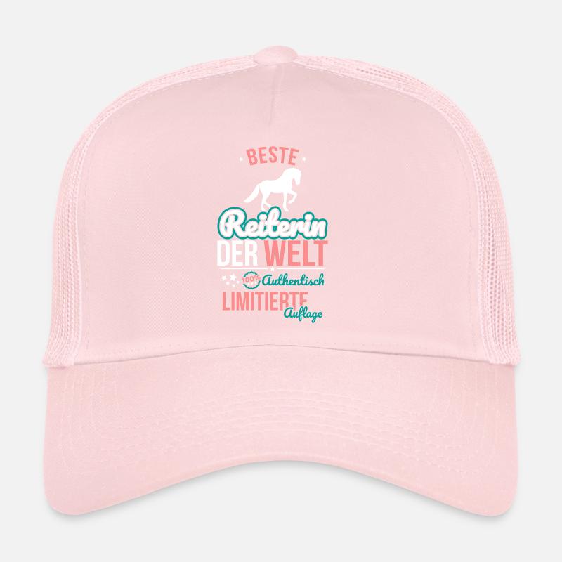 Beste Reiterin der Welt - 100% Authentisch Trucker Cap