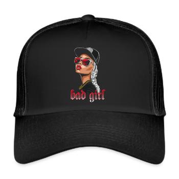 Lunettes de soleil mauvaise fille femme bella - Casquette trucker  - noir/noir - Devant