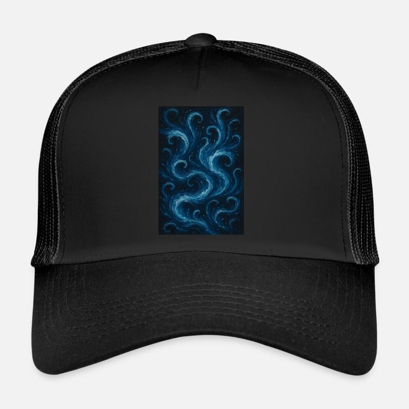 Blue water vortex Trucker Cap
