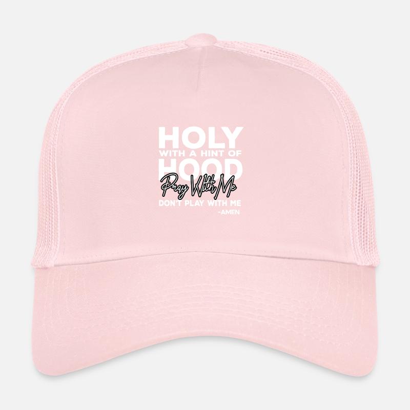 Saint avec un soupçon drôle de citation capuche Parier Casquette trucker 