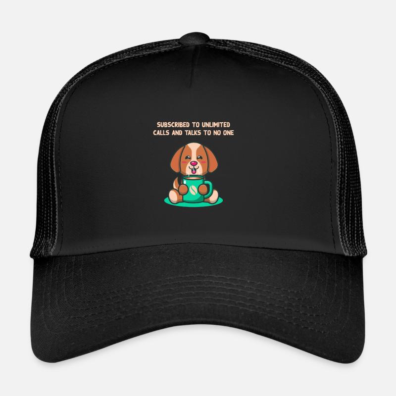 Subscribes and doesn't talk to anyone introverted Trucker Cap