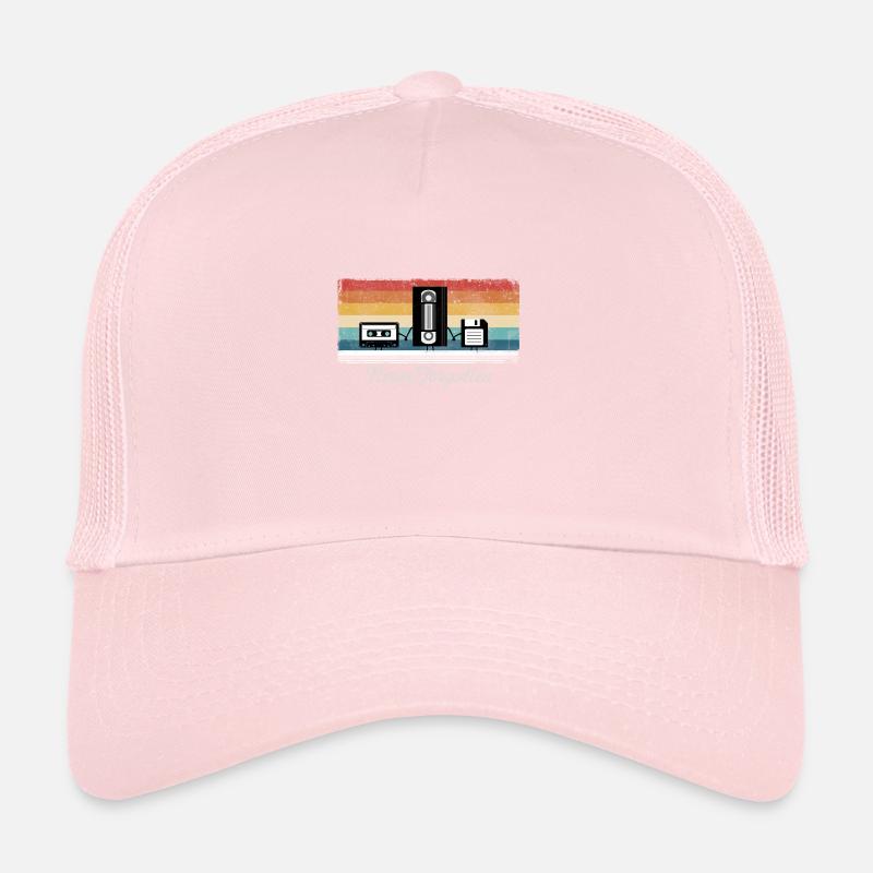 Jamais oublié cassette cassette VHS disquette Casquette trucker 