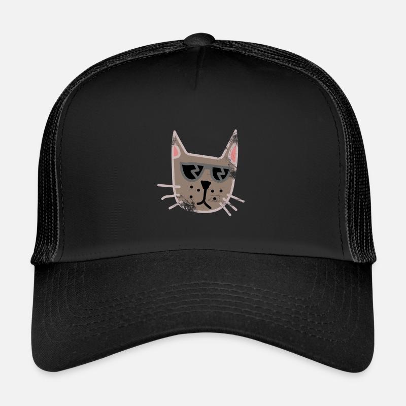 Katze cool süß Geschenk Trucker Cap