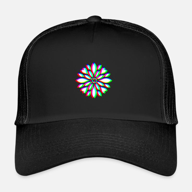EDM Floral Mandala Casquette trucker 