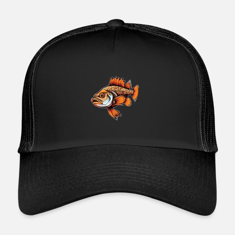 Zander Fish – Conception de pêche respectueuse de la nature Casquette trucker 