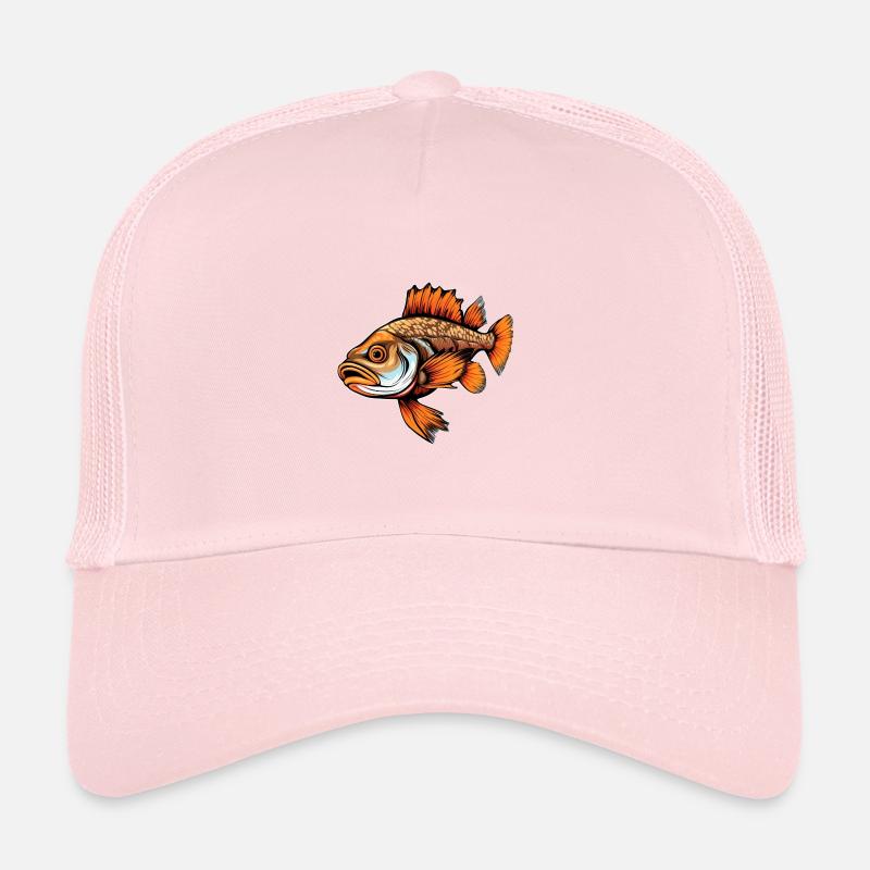 Zander Fish – Conception de pêche respectueuse de la nature Casquette trucker 