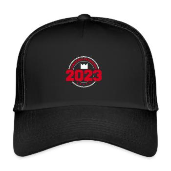 JGA 2023 Team Bräutigam - Junggesellenabschied - Trucker Cap - Schwarz/Schwarz - Vorne