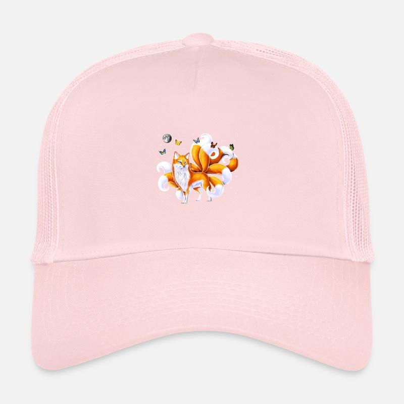Japanese Kitsune Fox Trucker Cap