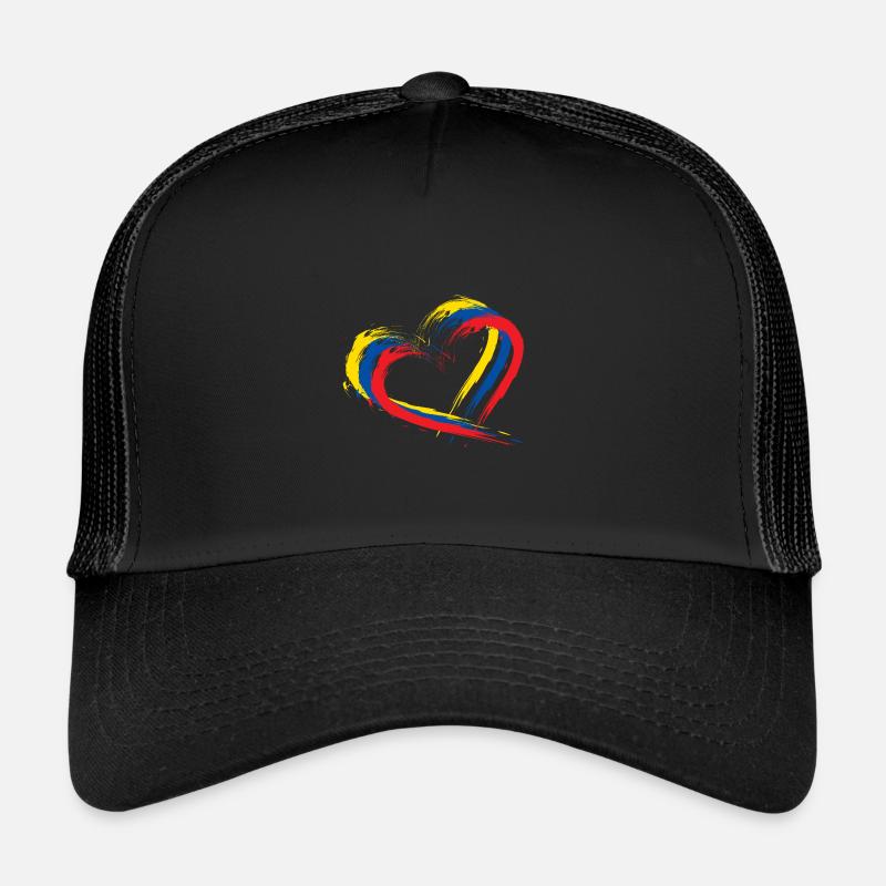 Ecuador - Trucker Cap - Schwarz/Schwarz