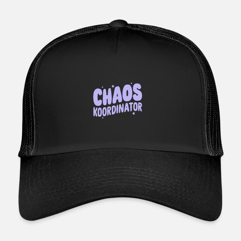 Chaos-Koordi Projektmanager Organizer Held Trucker Cap