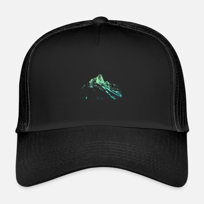 Berge Verlauf Silhouette Trucker Cap