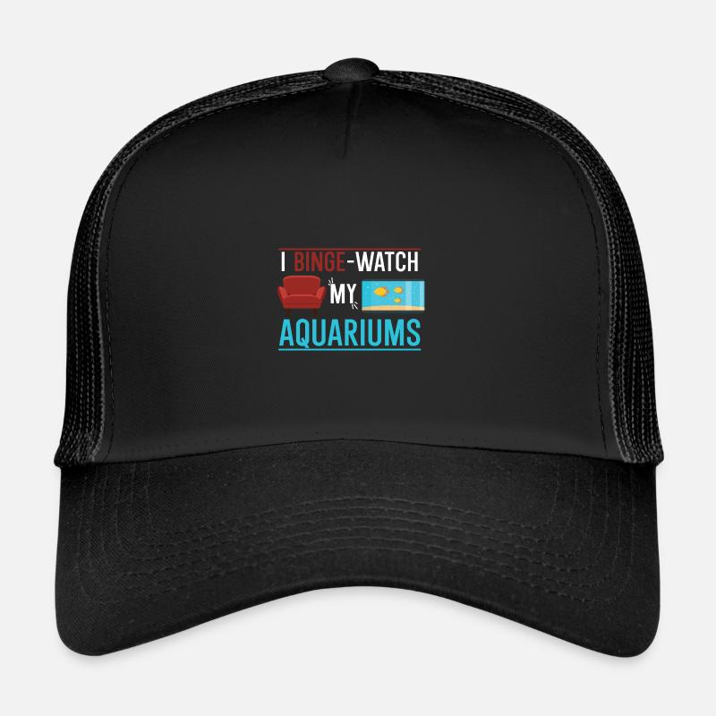 Je regarde mes aquariums Casquette trucker 