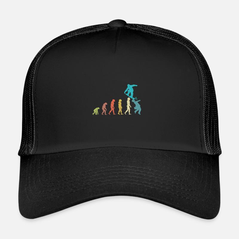 Snowboarder Evolution Snowboard Sport d'hiver Casquette trucker 