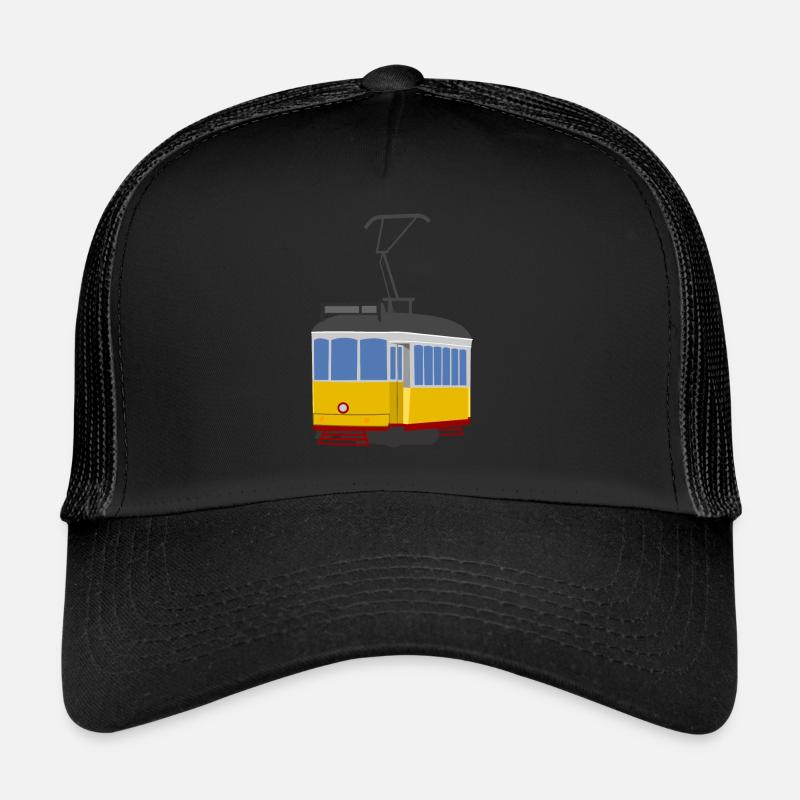 Straßenbahnwagen gelb Trucker Cap