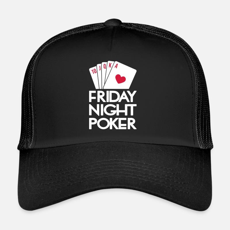 Poker du vendredi soir Casquette trucker 