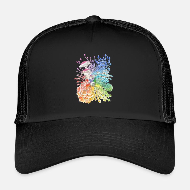 Rainbow Mushrooms / diversity Trucker Cap
